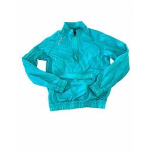 Arctic Cat Vintage 90's Windbreaker Light Weight Jacket Teal Size Small